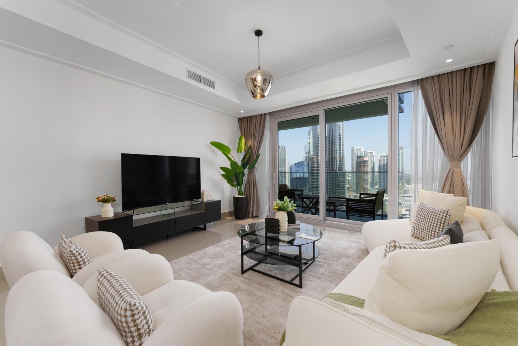 Maison Privee - Ultimate Living With Front-Row Views Of Burj Khalifa & Dubai Fountains ภายนอก รูปภาพ